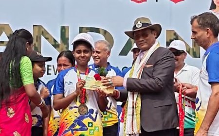 BSF Organises 12-Km State-Level Marathon ‘Spandan’ in Tripura