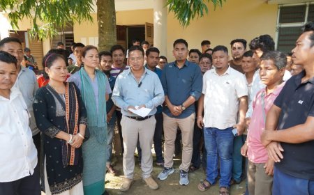 TIPRA MOTHA LEADERS HOST PUBLIC MEETINGS IN JAMPUI-DAMCHERRA CONSTITUENCY