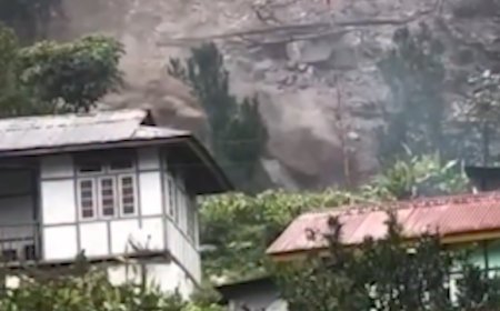 Landslides Hit Sikkim Amid Heavy Rainfall, 128 Evacuated