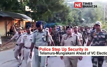 Security Forces Conduct Area Domination Ahead of Village Committee Polls