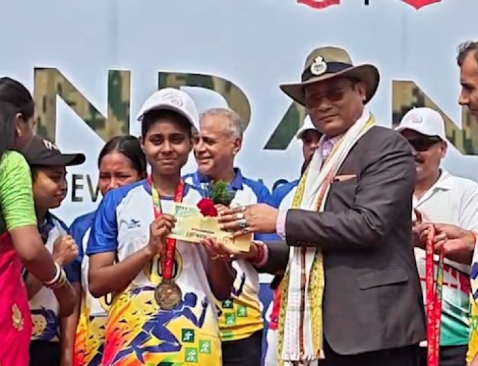 BSF Organises 12-Km State-Level Marathon ‘Spandan’ in Tripura