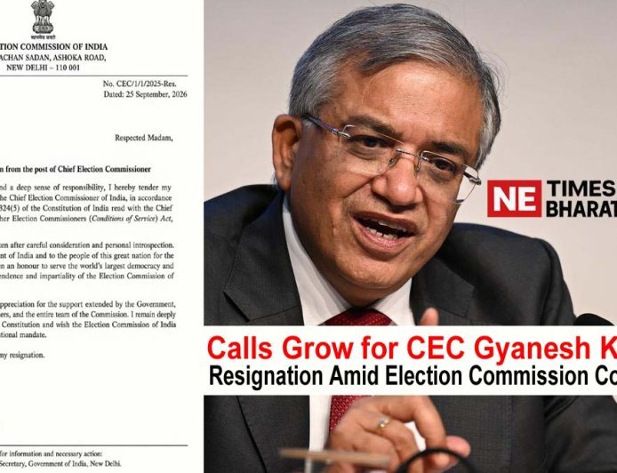 CEC Gyanesh Kumar Faces Growing Calls for Resignation