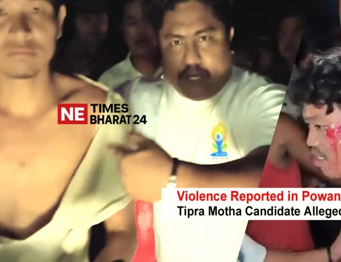 Violence Reported in Poyang Bari VC; Tipra Motha Candidate Allegedly Injured