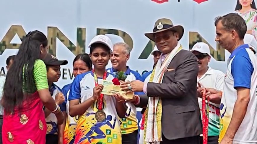 BSF Organises 12-Km State-Level Marathon ‘Spandan’ in Tripura