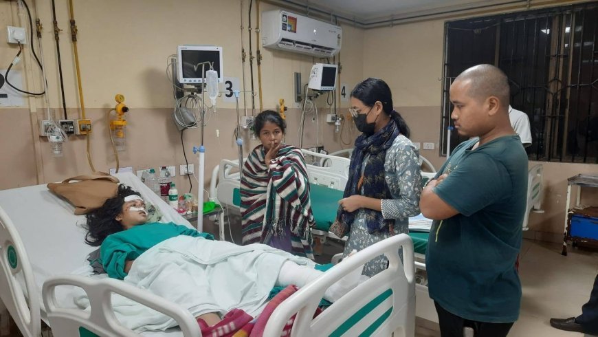 TSB Central Committee Checks on Jubika Tripura’s Health, Visits Girls’ Hostel