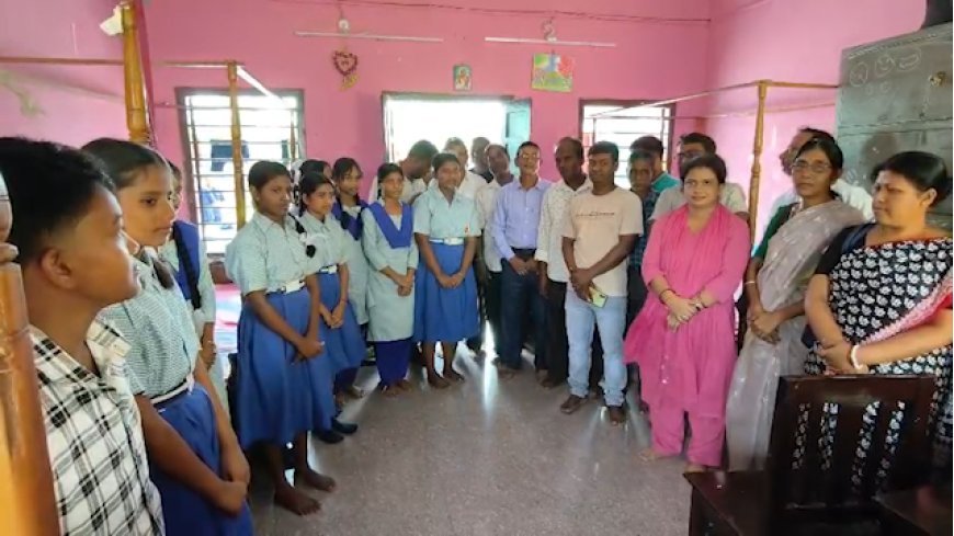 BJP SC Morcha Distributes Sweets to Students in Teliamura on PM Modi’s Birthday