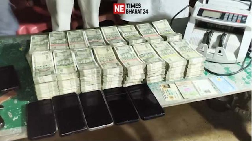 Rs 40 Lakh Cash Seized During Naka Checking in Kamalpur, Five Detained