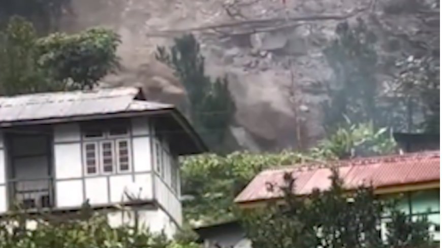 Landslides Hit Sikkim Amid Heavy Rainfall, 128 Evacuated