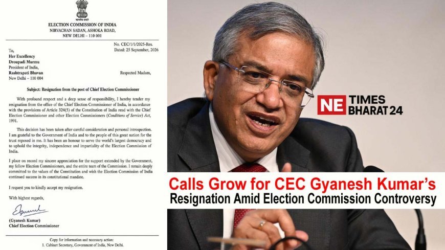 CEC Gyanesh Kumar Faces Growing Calls for Resignation