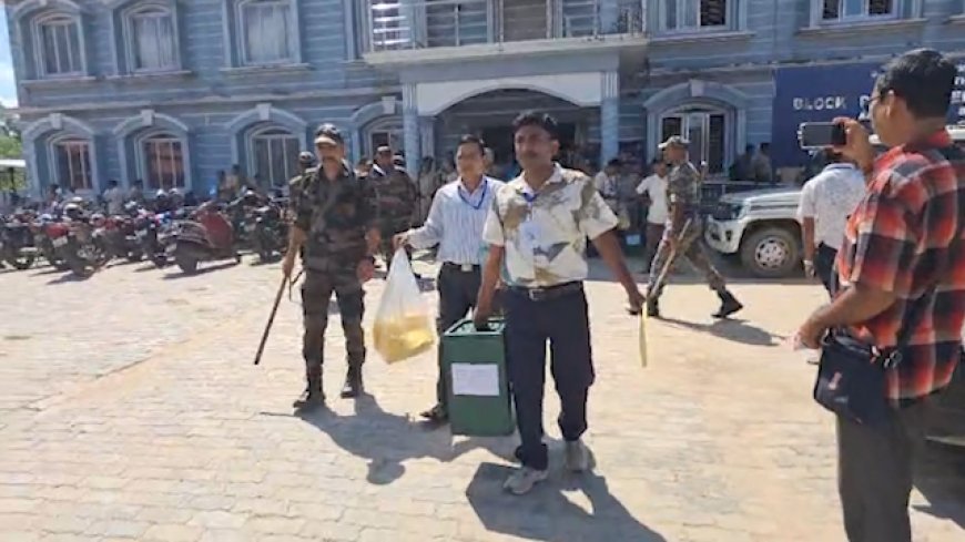 Tripura Village Elections Create Enthusiasm as Polling Teams Move to Booths