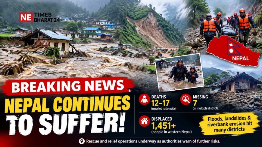 Nepal Floods and Landslides: Heavy Rainfall Claims Lives, Leaves Several Missing