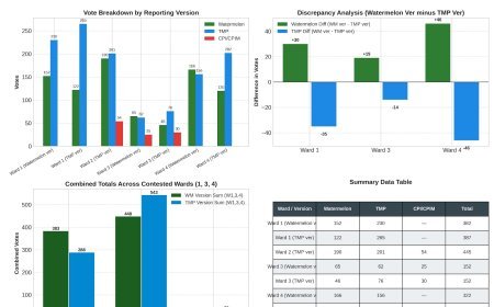Ichachari VC Vote analytics Count Shows Conflicting Figures from Watermelon and TMP