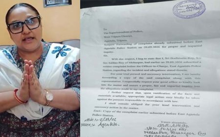 Complaint Filed Against Two Alleged Journalists in Agartala over Extortion and Cheque Misuse Allegations