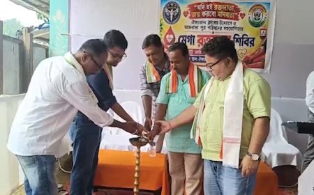 Voluntary Blood Donation Camp Held in Ambassa to Support Patients in Need