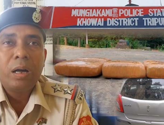 Abandoned Vehicle Leads Police to 14 Kg Ganja Seizure in Mungiakami
