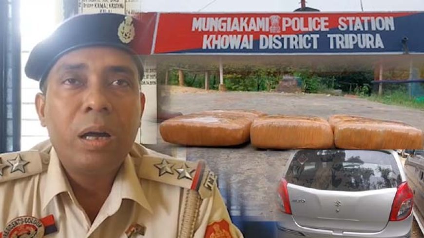 Abandoned Vehicle Leads Police to 14 Kg Ganja Seizure in Mungiakami